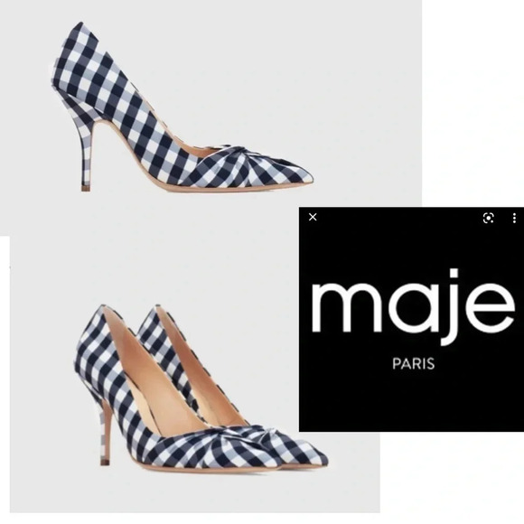 NWT Maje Fabvichy Heels NIB Size 6 - Picture 1 of 15